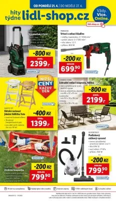 akční leták Lidl 22.4.2025-27.4.2025