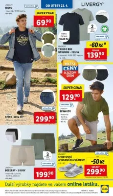 akční leták Lidl 22.4.2025-27.4.2025