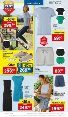 akční leták Lidl 22.4.2025-27.4.2025