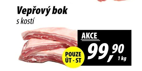 Vepřový bok s kostí