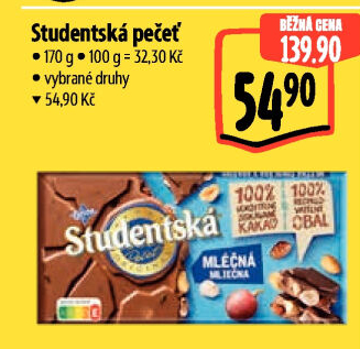 Čokoláda Studentská pečeť Orion