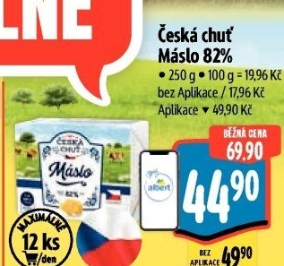 Máslo Česká chuť