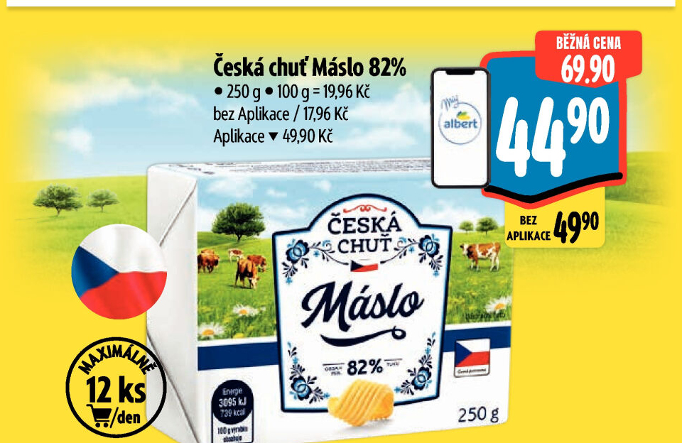 Máslo Česká chuť