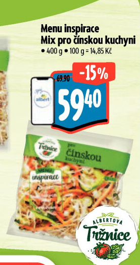 Mix pro Čínskou kuchyni Menu inspirace Albert