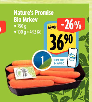Mrkev bio Nature'