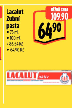 Pasty na zuby Lacalut