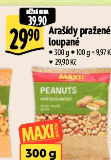 Pražené arašídy Emma