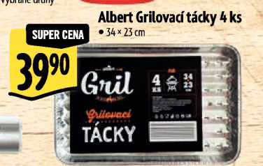 Tácky grilovací Albert Gril