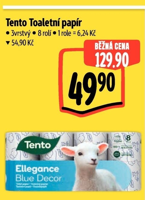 Toaletní papír 3vrstvý Tento