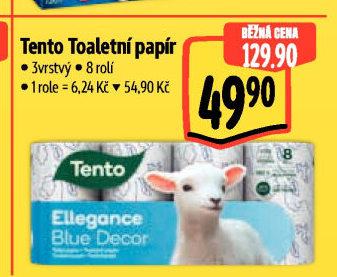 Toaletní papír 3vrstvý Tento