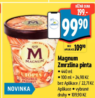 Zmrzlina v kelímku Magnum Algida