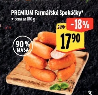 Farmářské špekáčky Premium