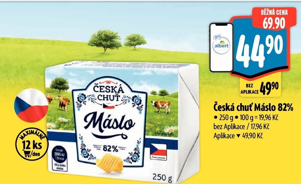 Máslo Česká chuť