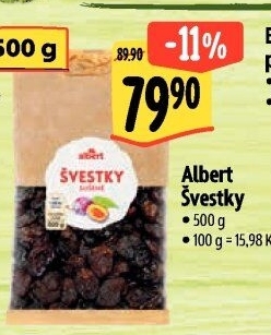 Sušené švestky Albert