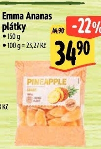 Sušený ananas Emma