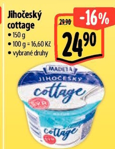 Sýr Cottage Jihočeský Madeta