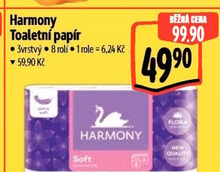 Toaletní papír 3vrstvý Harmony