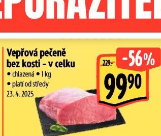 Vepřová pečeně bez kosti