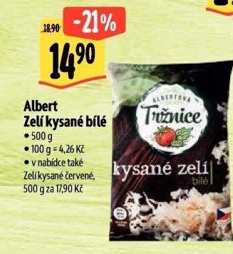 Zelí bílé kysanéAlbert
