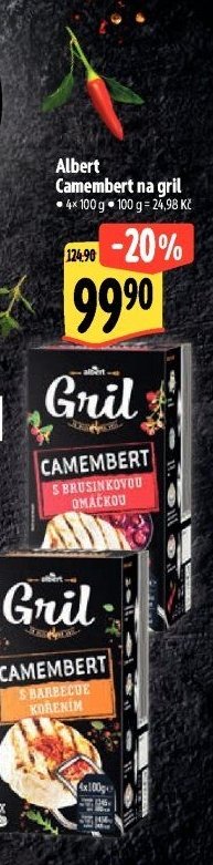 Albert Camembert na gril