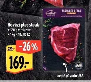 Hovězí plec steak
