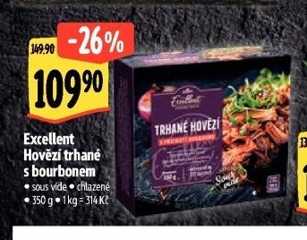 Excellent Hovězí trhané s bourbonem