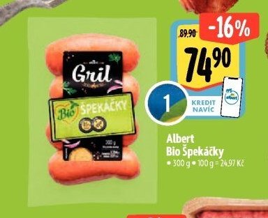 Albert Bio Špekáčky
