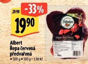 Červená řepa předvařená Albert