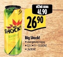 Energetický nápoj Big Shock