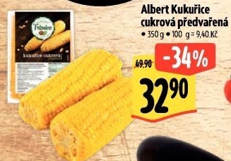 Kukuřice cukrová předvařená Albert
