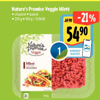 Mleté maso Veggie Nature'