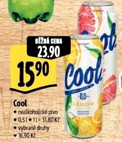 Nealkoholické pivo ochucené Staropramen Cool