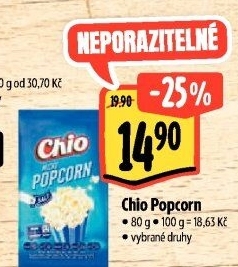Popcorn do mikrovlnky Chio