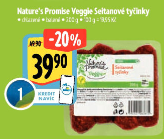 Seitanové tyčinky Veggie Nature'