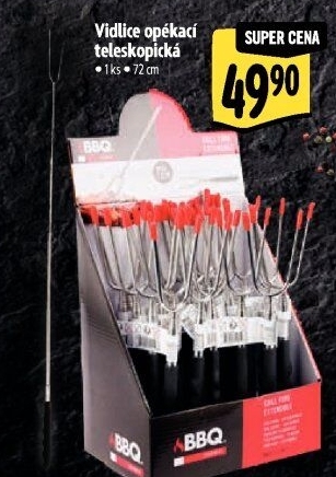 Teleskopická opékací vidlice