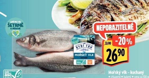 Vlk mořský kuchaný Albert