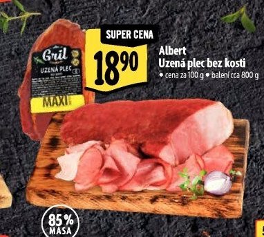 Albert Uzená plec bez kosti