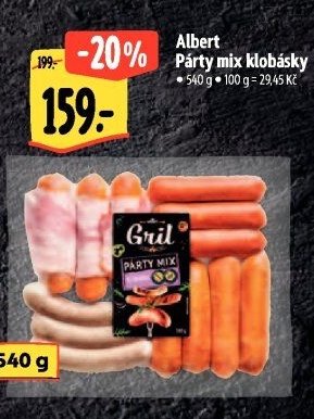 Albert Párty mix klobásky