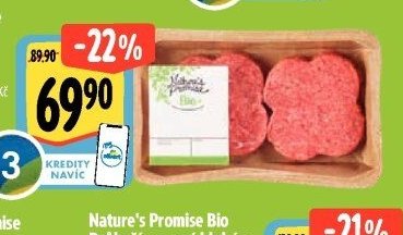Nature's Promise Bio Drůbeží burger