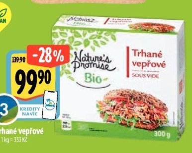 Nature's Promise Bio Trhané vepřové