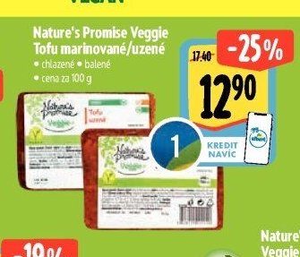 Nature's Promise Veggie Tofu marinované/uzené