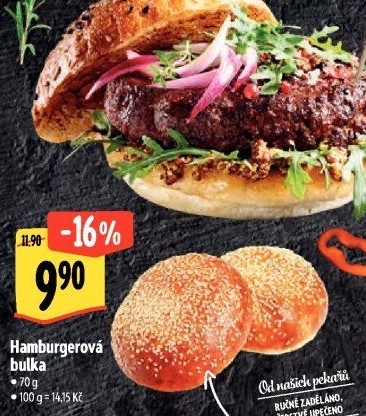 Bulka na hamburger