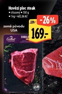 Hovězí plec steak Albert Excellent