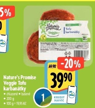 Karbanátky z tofu veggie Nature'