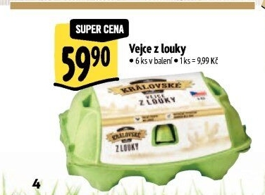 Královské vejce z louky Albert