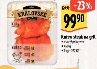 Kuřecí steak na gril Královský Albert