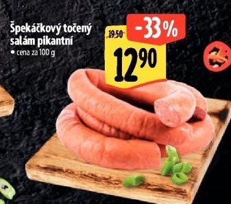 Salám špekáčkový pikantní točený