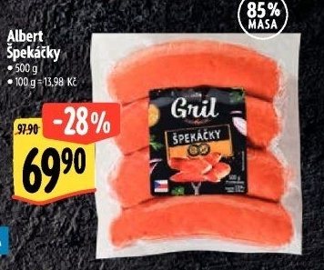Špekáčky Albert Gril