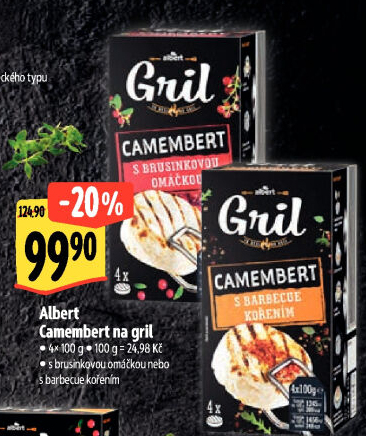 Sýr Camembert na gril Albert Gril