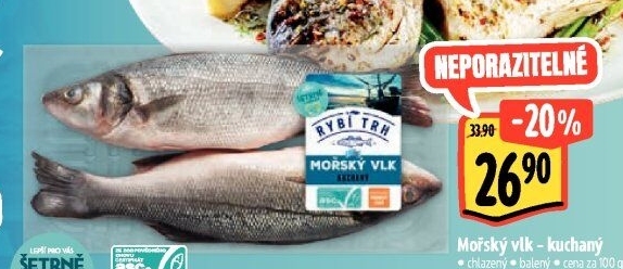 Vlk mořský kuchaný Albert